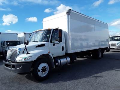 International 4300LP 24 ft Box Truck - 240HP, 6 Speed Automatic, Roll up Door, Liftgate