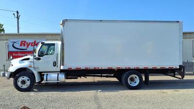 International MV607 20 ft Box Truck - 260HP, 6 Speed Automatic, Roll up Door