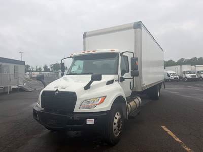 International MV607 26 ft Box Truck - 240HP, 6 Speed Automatic, Roll up Door, Liftgate