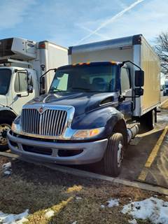 International MV607LP 16 ft Box Truck - 240HP, 6 Speed Automatic, Roll up Door