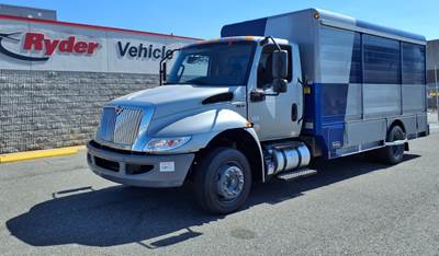 International MV607LP 12 ft Box Truck - 200HP, 6 Speed Automatic