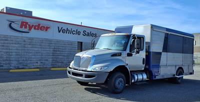 International MV607LP 12 ft Box Truck - 200HP, 6 Speed Automatic
