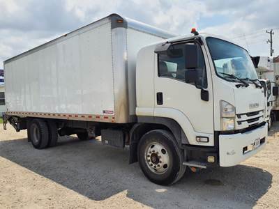 Isuzu FTR 24 ft Box Truck - 297HP, 6 Speed Automatic, Roll up Door, Liftgate