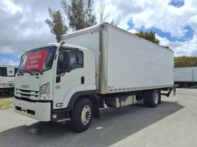 Isuzu FTR 26 ft Box Truck - 215HP, 6 Speed Automatic, Roll up Door, Liftgate