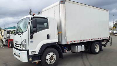 Isuzu FTR 18 ft Box Truck - 215HP, 6 Speed Automatic, Roll up Door, Liftgate