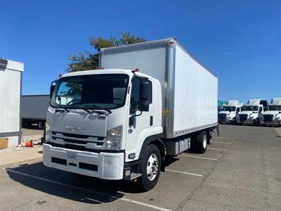Isuzu FTR 24 ft Box Truck - 215HP, 6 Speed Automatic, Roll up Door, Liftgate