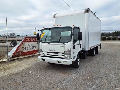 Isuzu NPR 16 ft Box Truck - 215HP, 6 Speed Automatic, Roll up Door, Liftgate