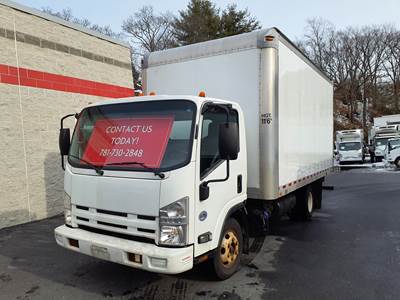 Isuzu NPR 16 ft Box Truck - 215HP, 6 Speed Automatic, Roll up Door