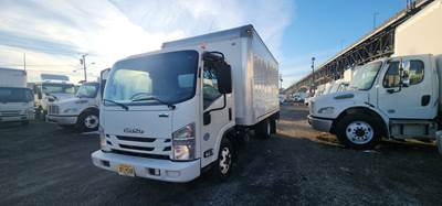 Isuzu NPR 16 ft Box Truck - 215HP, 6 Speed Automatic, Roll up Door, Liftgate