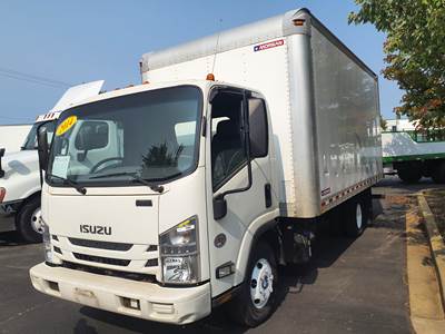 Isuzu NPR 16 ft Box Truck - 215HP, 6 Speed Automatic, Roll up Door