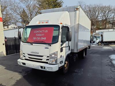 Isuzu NPR 16 ft Box Truck - 215HP, 6 Speed Automatic, Roll up Door