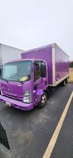 Isuzu NPR 16 ft Box Truck - 215HP, 6 Speed Automatic, Roll up Door, Liftgate