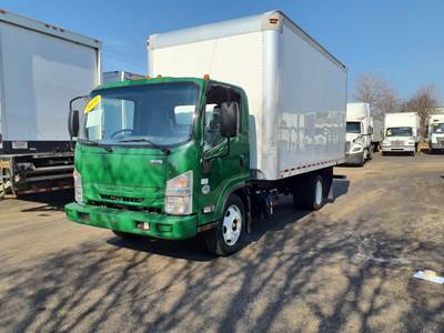 Isuzu NPR 16 ft Box Truck - 215HP, 6 Speed Automatic, Roll up Door