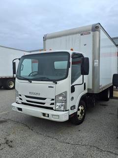 Isuzu NPR 16 ft Box Truck - 215HP, 6 Speed Automatic, Roll up Door, Liftgate
