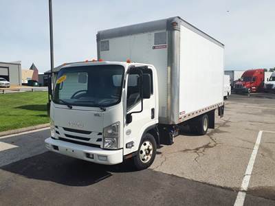 Isuzu NPR 16 ft Box Truck - 215HP, 6 Speed Automatic, Roll up Door, Liftgate