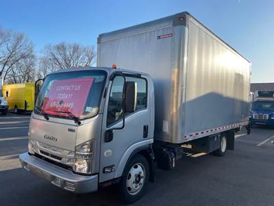 Isuzu NPR 20 ft Box Truck - 215HP, 6 Speed Automatic, Swing Door, Liftgate