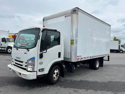 Isuzu NPR 16 ft Box Truck - 215HP, 6 Speed Automatic, Roll up Door