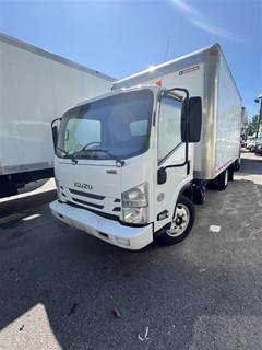 Isuzu NPR 16 ft Box Truck - 215HP, 6 Speed Automatic, Roll up Door, Liftgate