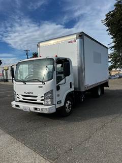 Isuzu NPR 16 ft Box Truck - 215HP, 6 Speed Automatic, Roll up Door