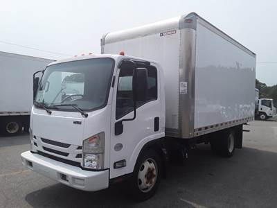 Isuzu NPR 16 ft Box Truck - 215HP, 6 Speed Automatic, Roll up Door