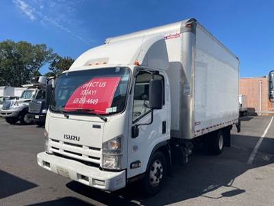 Isuzu NPR 16 ft Box Truck - 215HP, 6 Speed Automatic, Roll up Door, Liftgate