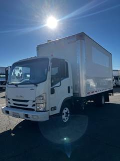 Isuzu NPR 16 ft Box Truck - 215HP, 6 Speed Automatic, Roll up Door, Liftgate