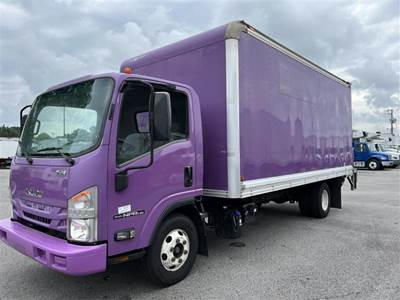Isuzu NPR 16 ft Box Truck - 75HP, 6 Speed Automatic, Roll up Door, Liftgate