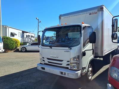 Isuzu NPR 16 ft Box Truck - 297HP, 6 Speed Automatic, Roll up Door, Liftgate