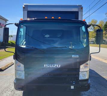 Isuzu NPR 16 ft Box Truck - 215HP, 6 Speed Automatic, Roll up Door, Liftgate