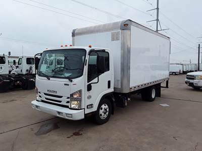 Isuzu NPR 16 ft Box Truck - 215HP, 6 Speed Automatic, Roll up Door