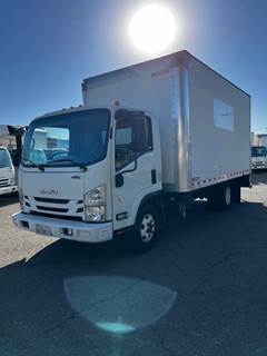 Isuzu NPR 16 ft Box Truck - 215HP, 6 Speed Automatic, Roll up Door