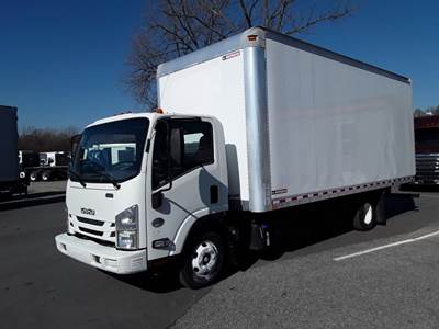 Isuzu NPR 20 ft Box Truck - 215HP, 6 Speed Automatic, Roll up Door