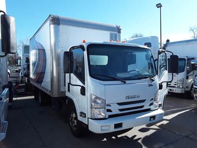 Isuzu NPR 16 ft Box Truck - 215HP, 6 Speed Automatic, Roll up Door