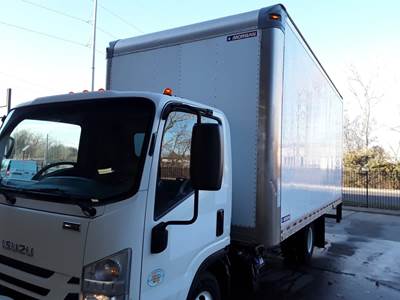 Isuzu NPR 18 ft Box Truck - 215HP, 6 Speed Automatic, Roll up Door