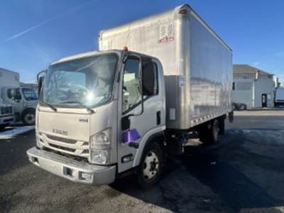Isuzu NPR 16 ft Box Truck - 215HP, 6 Speed Automatic, Roll up Door, Liftgate