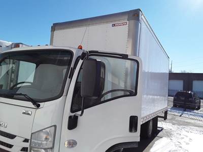 Isuzu NPR 18 ft Box Truck - 215HP, 6 Speed Automatic, Roll up Door