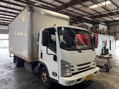 Isuzu NPR 16 ft Box Truck - 215HP, 6 Speed Automatic, Roll up Door
