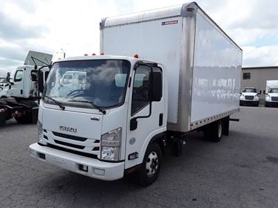 Isuzu NPR 20 ft Box Truck - 215HP, 6 Speed Automatic, Roll up Door