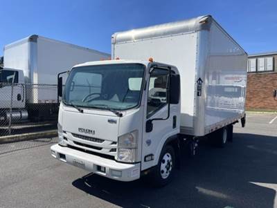 Isuzu NPR 16 ft Box Truck - 215HP, 6 Speed Automatic, Roll up Door, Liftgate