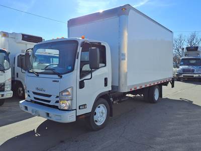 Isuzu NPR 16 ft Box Truck - 297HP, 6 Speed Automatic, Roll up Door, Liftgate