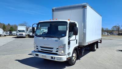 Isuzu NPR 18 ft Box Truck - 215HP, 6 Speed Automatic, Roll up Door