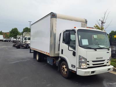 Isuzu NPR 16 ft Box Truck - 215HP, 6 Speed Automatic, Roll up Door