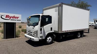 Isuzu NPR 16 ft Box Truck - 215HP, 6 Speed Automatic, Roll up Door