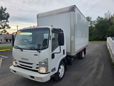 Isuzu NPR 16 ft Box Truck - 215HP, 6 Speed Automatic, Roll up Door