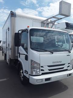 Isuzu NPR HD 16 ft Box Truck - 215HP, 6 Speed Automatic, Roll up Door, Liftgate