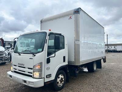 Isuzu NPR HD 16 ft Box Truck - 215HP, 6 Speed Automatic, Swing Door, Liftgate