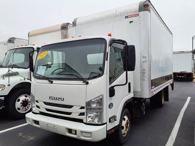 Isuzu NPR HD 16 ft Box Truck - 215HP, 6 Speed Automatic, Roll up Door, Liftgate