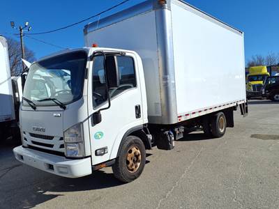 Isuzu NPR HD 16 ft Box Truck - 215HP, 6 Speed Automatic, Roll up Door, Liftgate
