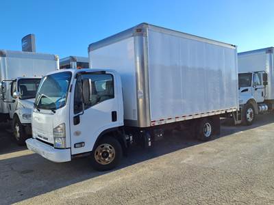 Isuzu NPR HD 16 ft Box Truck - 215HP, 6 Speed Automatic, Roll up Door, Liftgate
