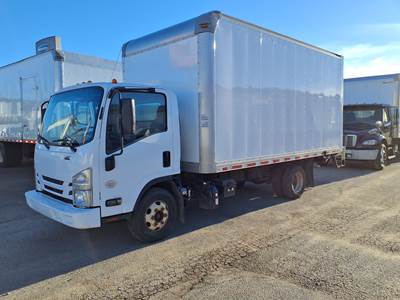 Isuzu NPR HD 16 ft Box Truck - 215HP, 6 Speed Automatic, Roll up Door, Liftgate